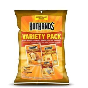 2 HotHands 13pk Hand Body Toe Warmer Variety Pack